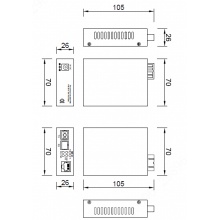 大华工业级百兆光纤收发器DH-OTE113T（R）（C)