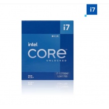 英特尔（Intel）12代 酷睿 i7-12700KF 处理器 12核20线程 单核睿频至高可达5.0Ghz 25M三级缓存 台式机CPU