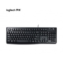 罗技（Logitech）K120 键盘 有线键盘 办公键盘 全尺寸 黑色U口