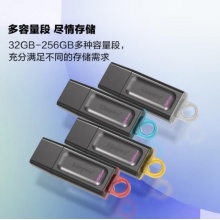  金士顿（Kingston）128GB USB3.2 Gen 1 U盘 DTX 时尚设计 轻巧便携