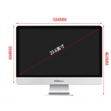 索高美Scoreman 一体机 intel i5处理器 8+256G 固态硬盘 23.6英寸办公电脑 台式电脑一体机