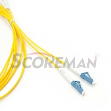 索高美Scoreman SCS936 LC-LC光跳线 LC/LC双芯G657A2单模3米光纤跳线