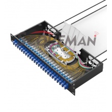 索高美Scoreman 24口光纤终端盒SCS952-24X 机架式光纤配线架 SC光纤配线架