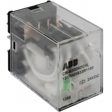 ABB插拔式微型接口继电器CR-MX系列带LED4c/o（SPDT）触点：250VAC/5A