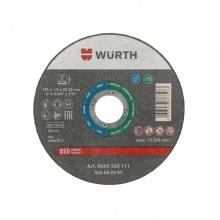 伍尔特WURTH0669230111REDSTRIPE系列碳钢不锈钢切割片-115X1.0X22.23MM