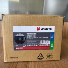 伍尔特WURTH0669230111REDSTRIPE系列碳钢不锈钢切割片-115X1.0X22.23MM