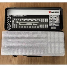 伍尔特WURTH09651242 3/8英寸六星六方加长套筒棘轮扳手组套-42PCS