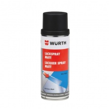 伍尔特WURTH0893329005自喷漆-R9005-墨黑色亚光-400ML