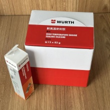 伍尔特WURTH 0890344086 RTV 耐高温发动机硅酮密封胶-黑色-85g