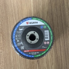 伍尔特WURTH0579580506弹性花形百叶抛光轮-平形-G60-D100mm